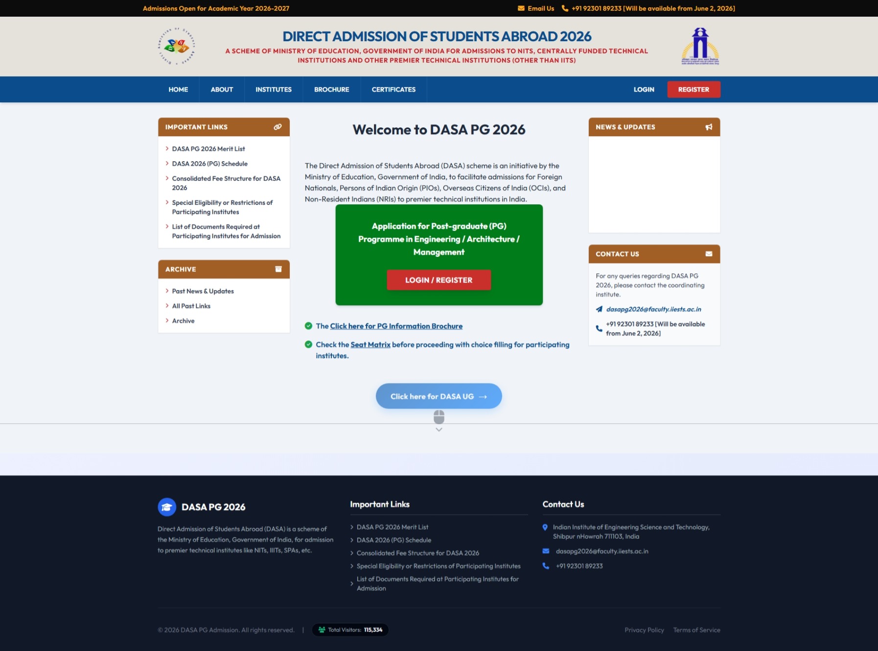 Direct Admission of Students Abroad